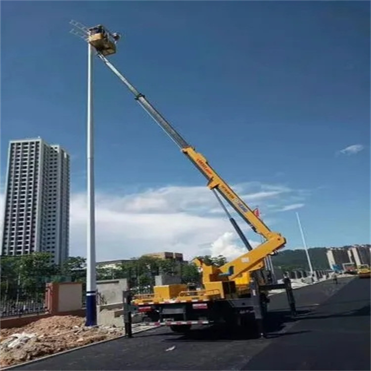 海阳维修路灯的曲臂升降车出租