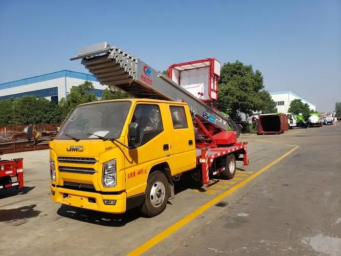 海阳附近云梯车出租 砂石搬运